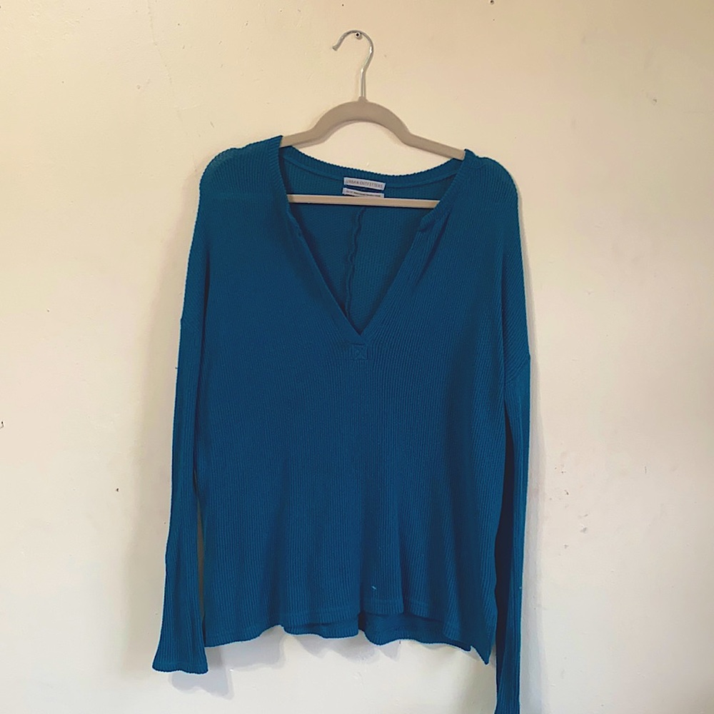 Oversized Teal Sweater